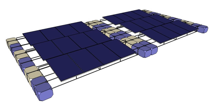 impianto fotovoltaico galleggiante