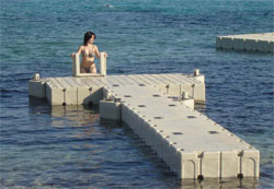 pontile per mare galleggiante darsene 