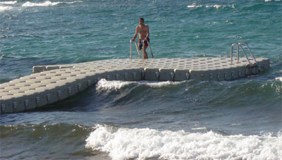 pontile mare aperto
