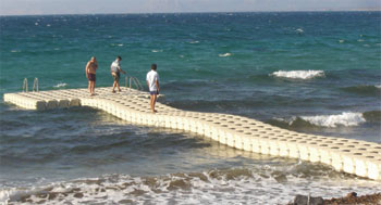 pontile smontabile