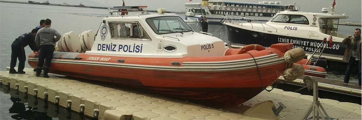 piattaforma galleggiante per alaggio gommoni