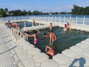 piscine galleggianti cubedock 