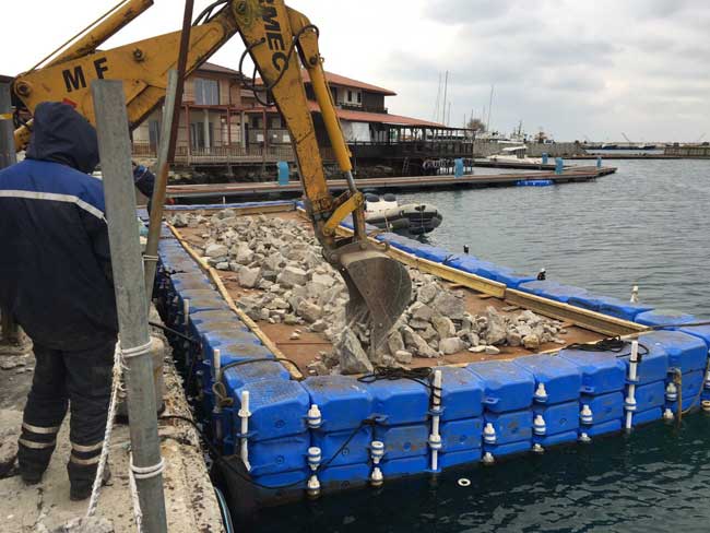 Piattaforma di lavoro per cantieri