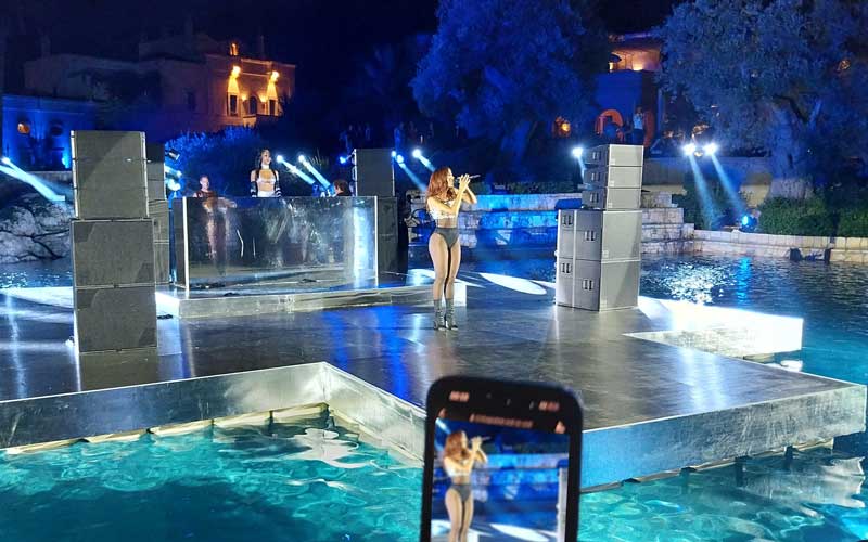 piattaforme galleggianti per eventi